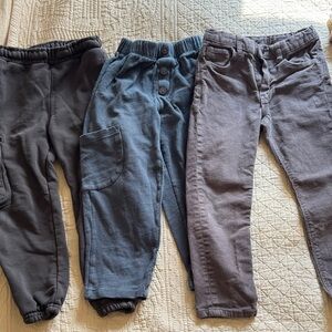 Boys Zara Pants 3 Pairs Size 4/5